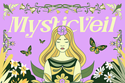 Sanridge - Art Nouveau Typeface, a Serif Font by Artisan Themes (Thumbnail 10 of 11)