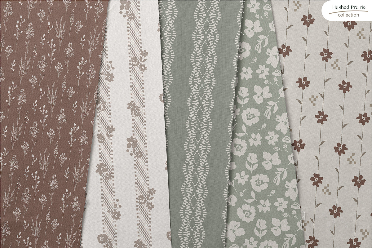 Hushed Prairie - Seamless Patterns, a Pattern Graphic by InaCorart (Photo 2 of 8)