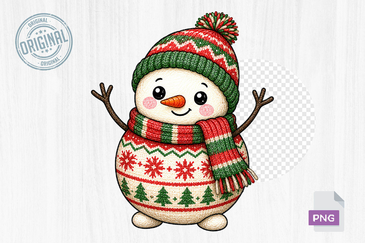 Cute Christmas Doodle Clipart, a Seasonal Illustration by CreationArt (Photo 12 of 12)