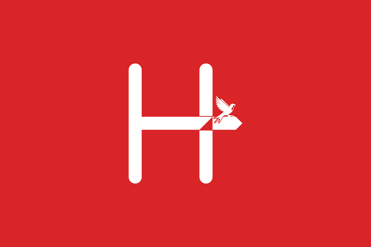 H Logo With Bird, a Branding & Logo Template by Salman Shop (Photo 2 of 4)