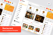 Makluwe - Food Admin Dashboard, an UI Kit Template by SquidPixey (Thumbnail 1 of 5)