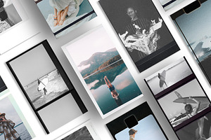 120 Film Frames & Instant Template