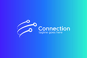 Connection Network Technology Logo, a Branding & Logo Template by Signatoro (Thumbnail 3 of 3)