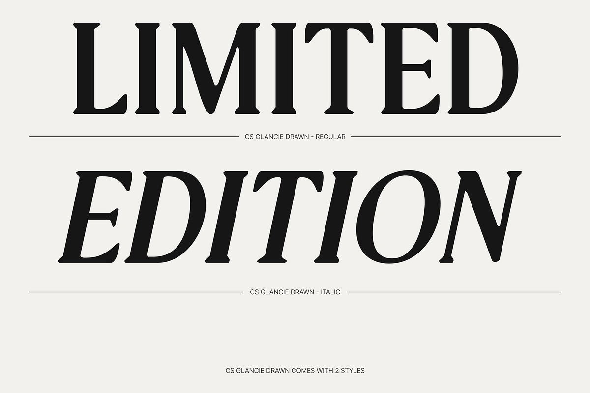 CS Glancie Drawn, a Serif Font by Craft Supply Co. (Photo 4 of 8)