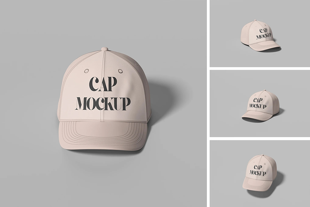 Cap Mockup, a Merchandise Mockup by BLISS DESIGN (Photo 1 of 2)