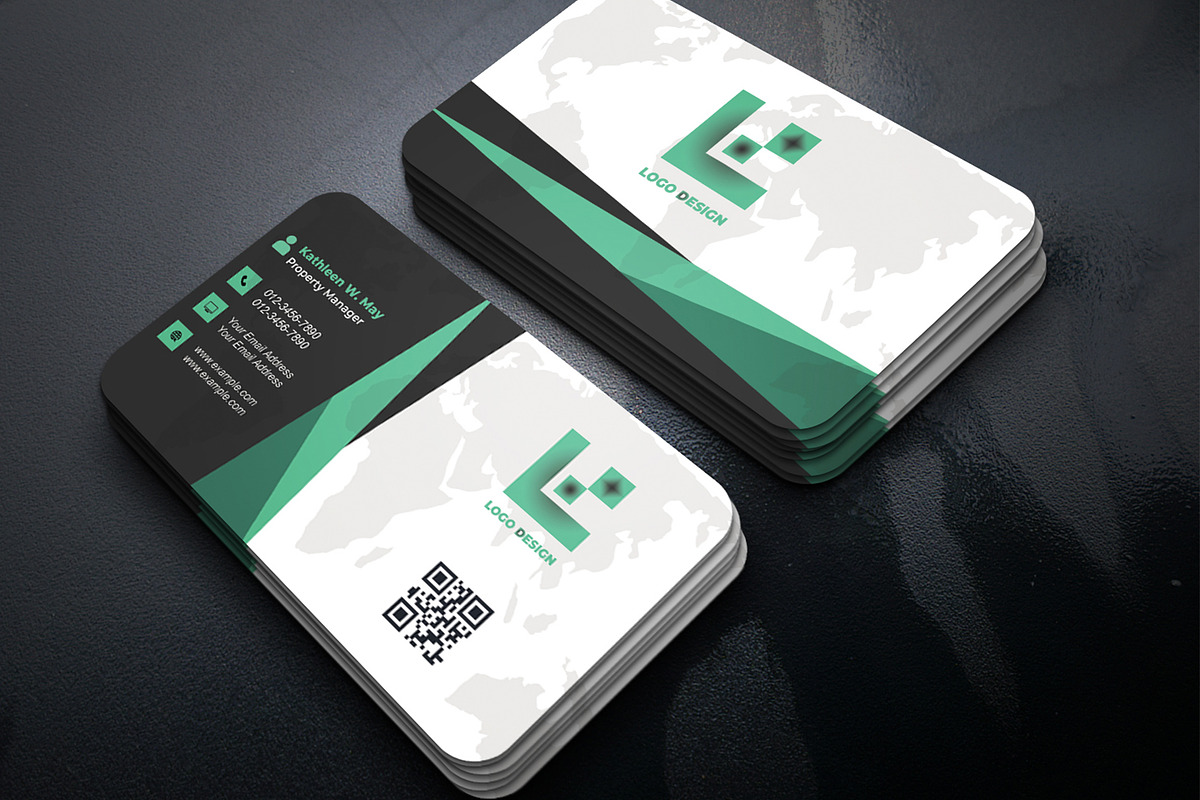 Real Estate Agent Card PSD
