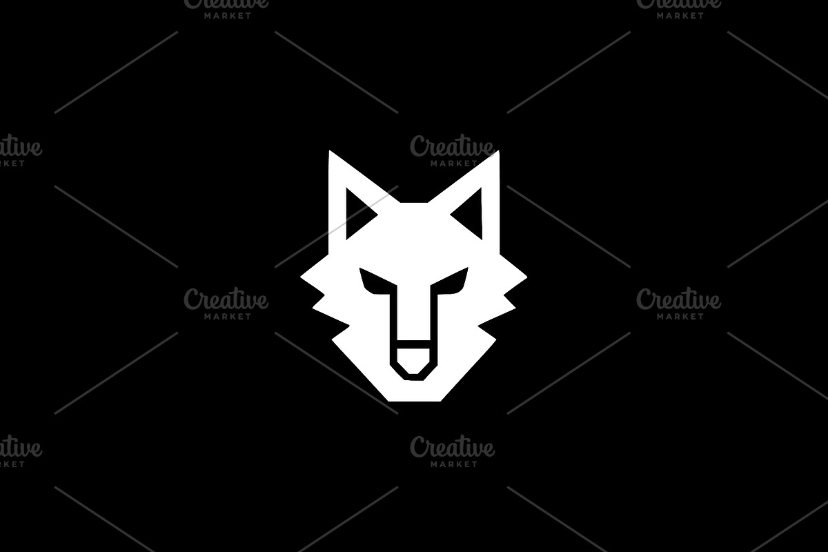 Wolf Head Vector Logo, a Branding & Logo Template by Vectorium Studio (Photo 2 of 4)
