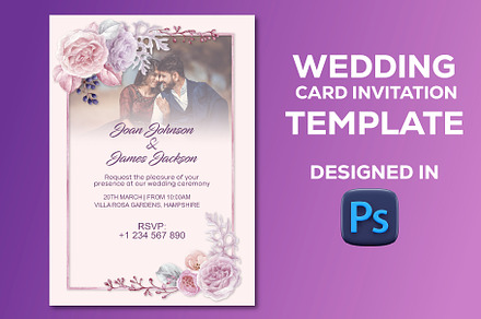 Wedding Card Invitation Template