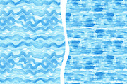 Vector Blue.Watercolor patterns, a Pattern Graphic by Tatianakost49 (Thumbnail 2 of 4)