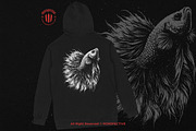 10 Bundle Dark Art Betta Fish, an Illustration by Morspective (Thumbnail 4 of 7)