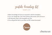 Brown YouTube Branding Kit Canva, a Social Media Template by Studio Eburnean (Thumbnail 4 of 5)
