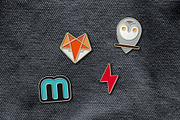 Enamel Pin Badge Mockup, a Product Mockup by Mokr (Thumbnail 4 of 9)