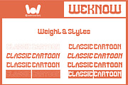 Classic Cartoon font, a Font by weknow (Thumbnail 7 of 8)