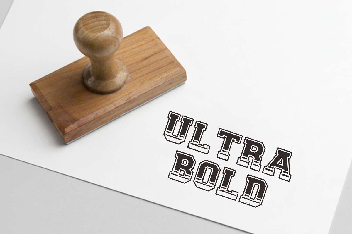 Golden School – Varsity College Font, a Slab Serif Font by Limited.studio (Photo 3 of 6)