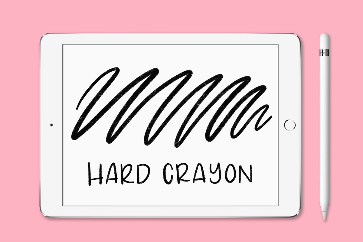 Paper & Crayon brushes for Procreate, a Brush Add-On by Ale Estrada (Photo 2 of 4)