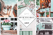 3 pastel blue presets, a Plug-in Add-On by studio25 (Thumbnail 1 of 7)