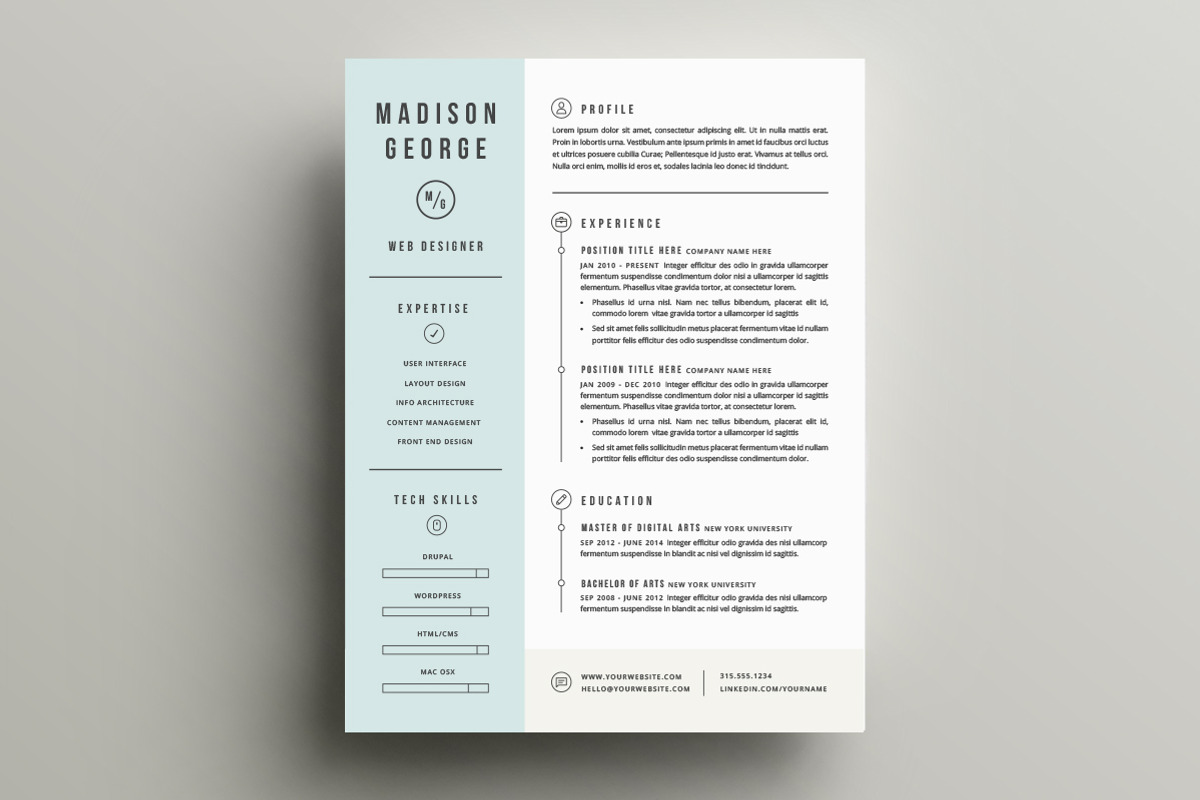 Resume & Cover Letter Template, a Resume Template by Refinery Resume Co. (Photo 2 of 5)