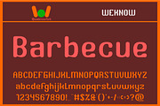 Barbecue font, a Font by weknow (Thumbnail 1 of 5)
