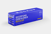 Shipping Container Mockup Set, a Packaging Mockup by mockupatelier (Thumbnail 8 of 12)