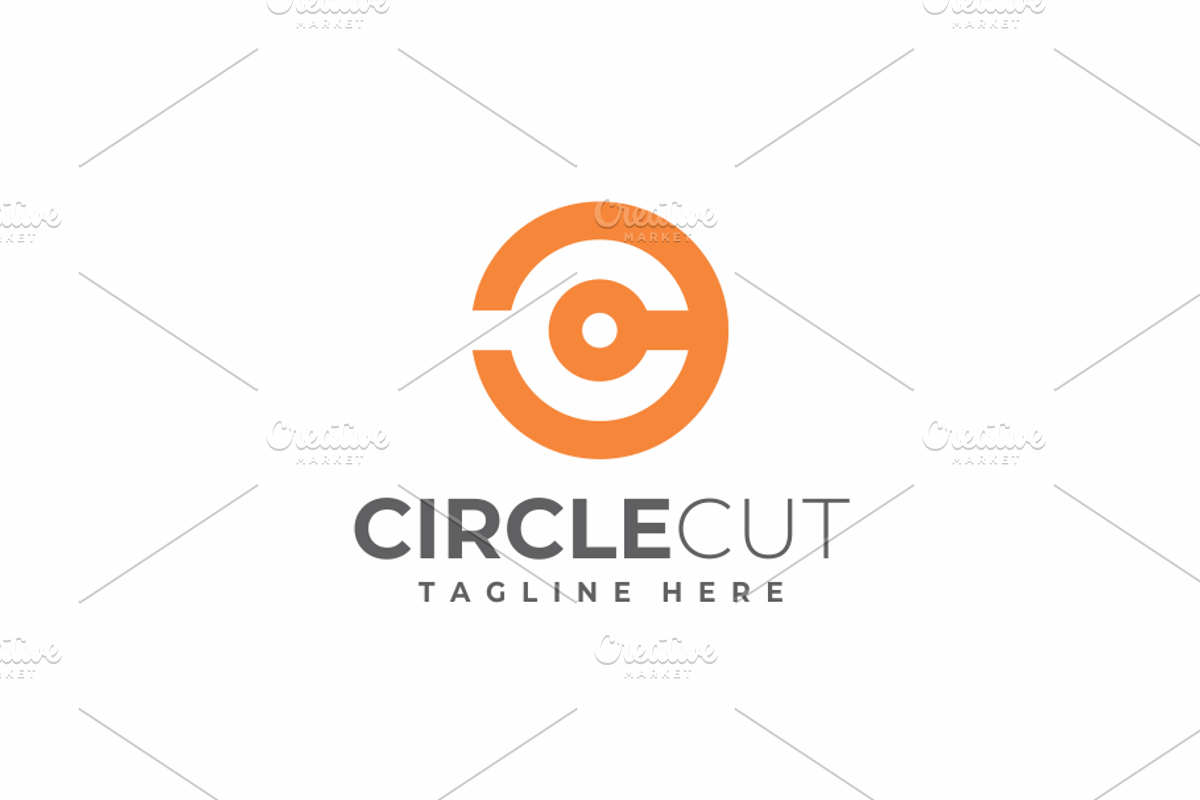 Circle Cut - Geometric Letter C Logo, a Branding & Logo Template by yopie (Photo 1 of 4)