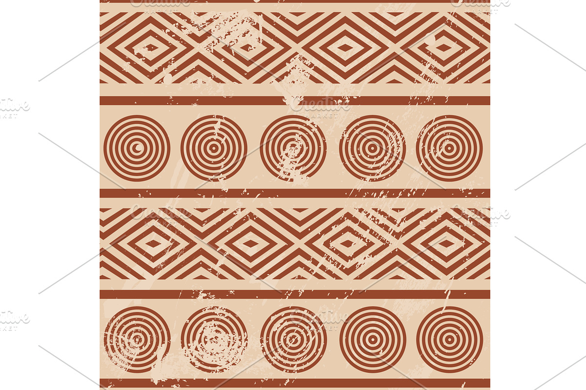 Southwest Native seamless pattern, an Object Illustration by Toltemara