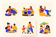 Family Illustration Art Set, a Person Illustration by Brickclay (Thumbnail 7 of 9)