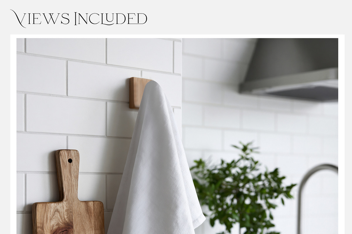 Kitchen Towel Mockups, a Household Mockup by mock-ups (Photo 2 of 13)