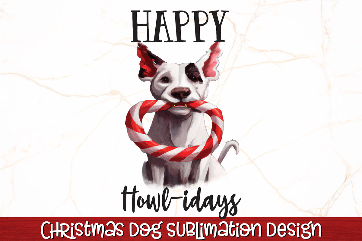Christmas Dog Sublimation Bundle, an Animal Illustration by RossiGalleria (Photo 6 of 9)
