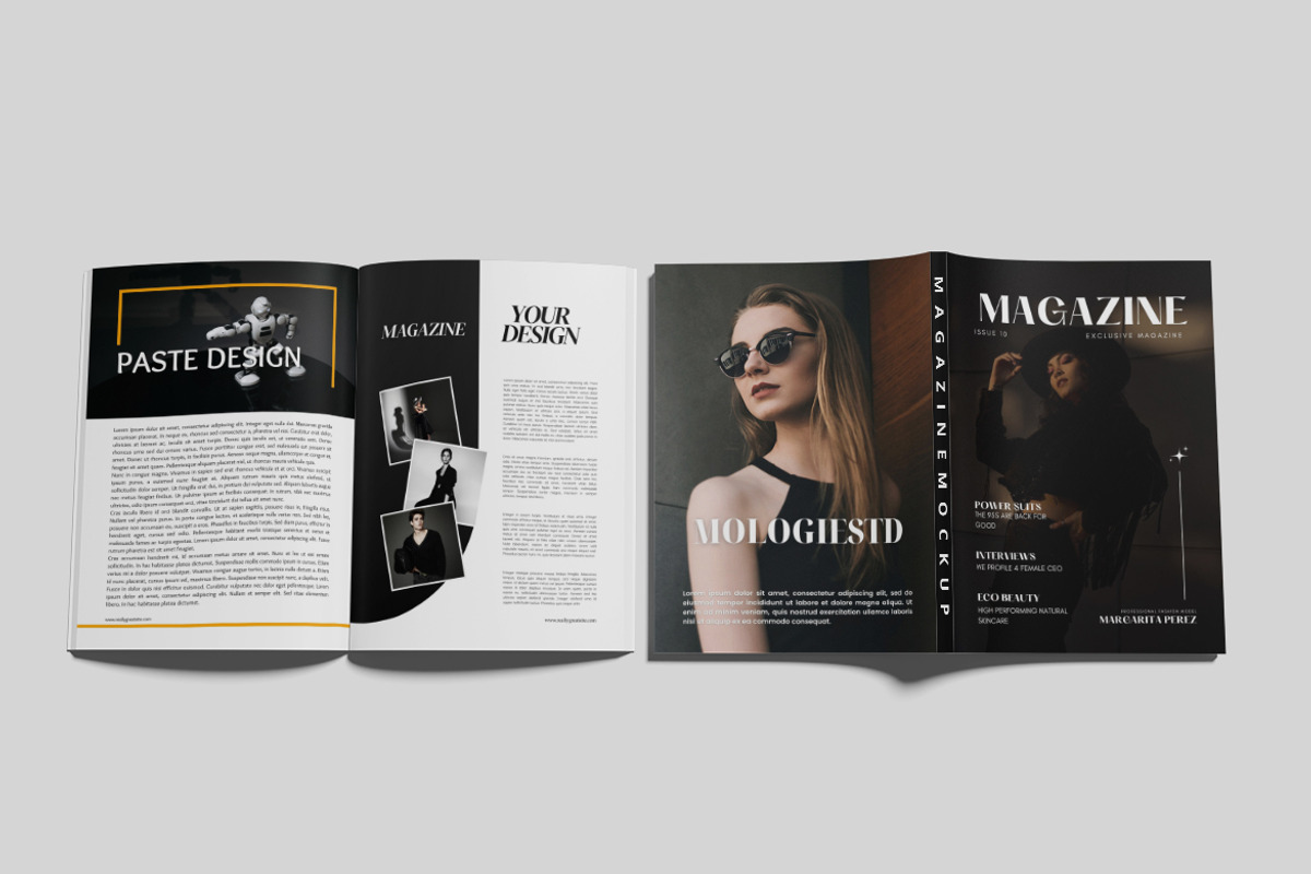 Magazine Mockup, a Magazine Template by kebunmockup (Photo 2 of 5)