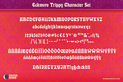 Eckmann & Eckmore Psychedelic Fonts, a Font by Paper Moon Graphic Supply (Thumbnail 6 of 22)