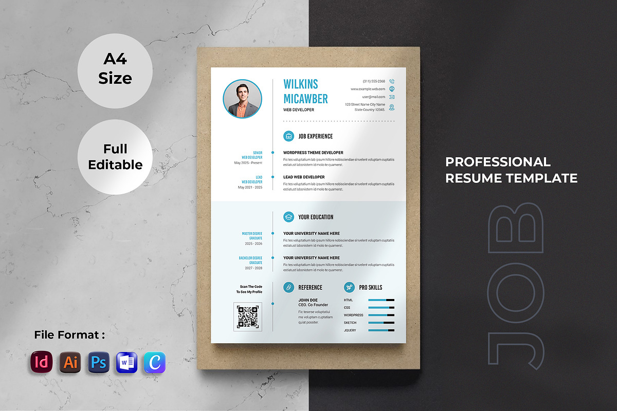 Clean & Modern Resume Template