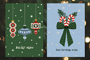 Christmas Folk Art graphic set, a Seasonal Illustration by Madiwaso (Thumbnail 6 of 13)