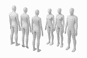 Male and Female Low Poly Base Mesh, a Characters & Person 3D Model by VK Studio (Thumbnail 3 of 4)