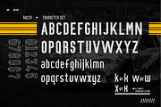 Racer, a Sans Serif Font by Foundry73 (Thumbnail 4 of 8)