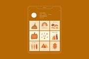 Cozy Fall Instagram Post CANVA, a Social Media Template by Elokka Std. (Thumbnail 2 of 11)