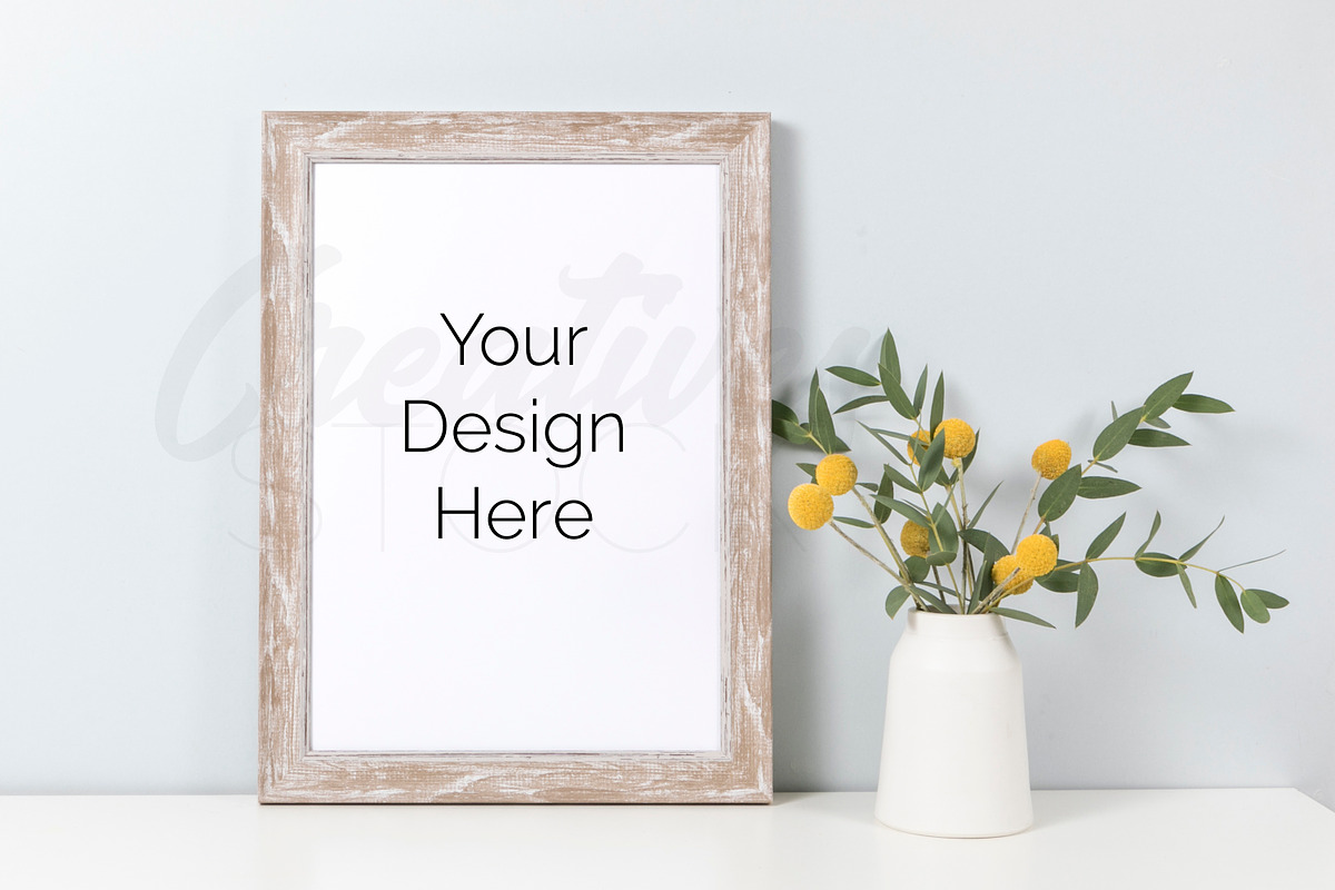 A4 Natural Frame Mockup Bundle, a Print Template by Creatives STOCK (Photo 8 of 11)