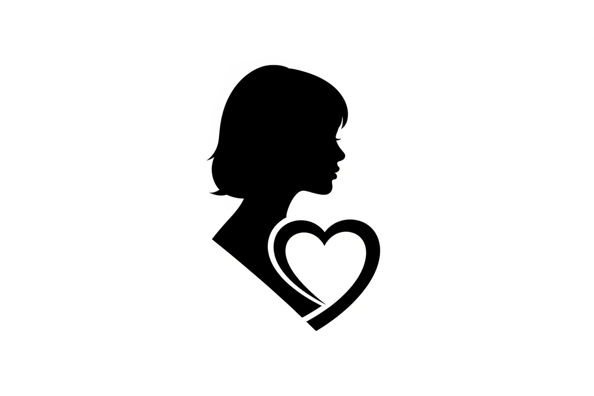Cute Love Girl Silhouette Bundle, an Illustration by Designs_River (Photo 3 of 53)