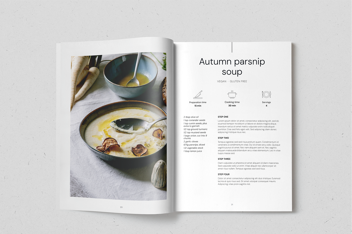 Everyday Veggies Recipe Book, a Magazine Template by SonaGeciova (Photo 11 of 17)