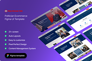 Politician TNC - Political Figma UI, an UI Kit Template by TNCFlow (Thumbnail 1 of 5)