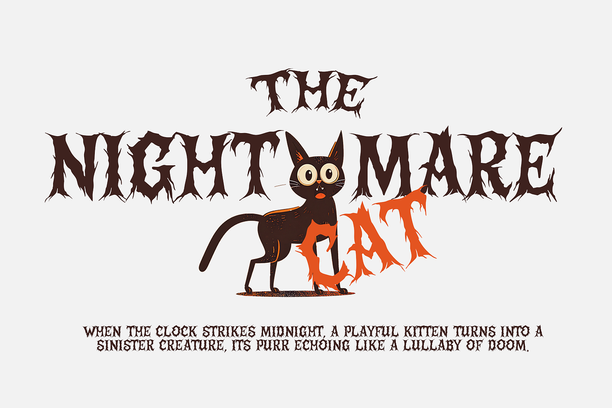 Spooky Party Club | Halloween Horror, a Blackletter Font by Jolicia Type (Photo 9 of 14)