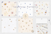 Hana Washi Botanical Paper Floral, a Pattern Graphic by mila_leev (Thumbnail 2 of 12)