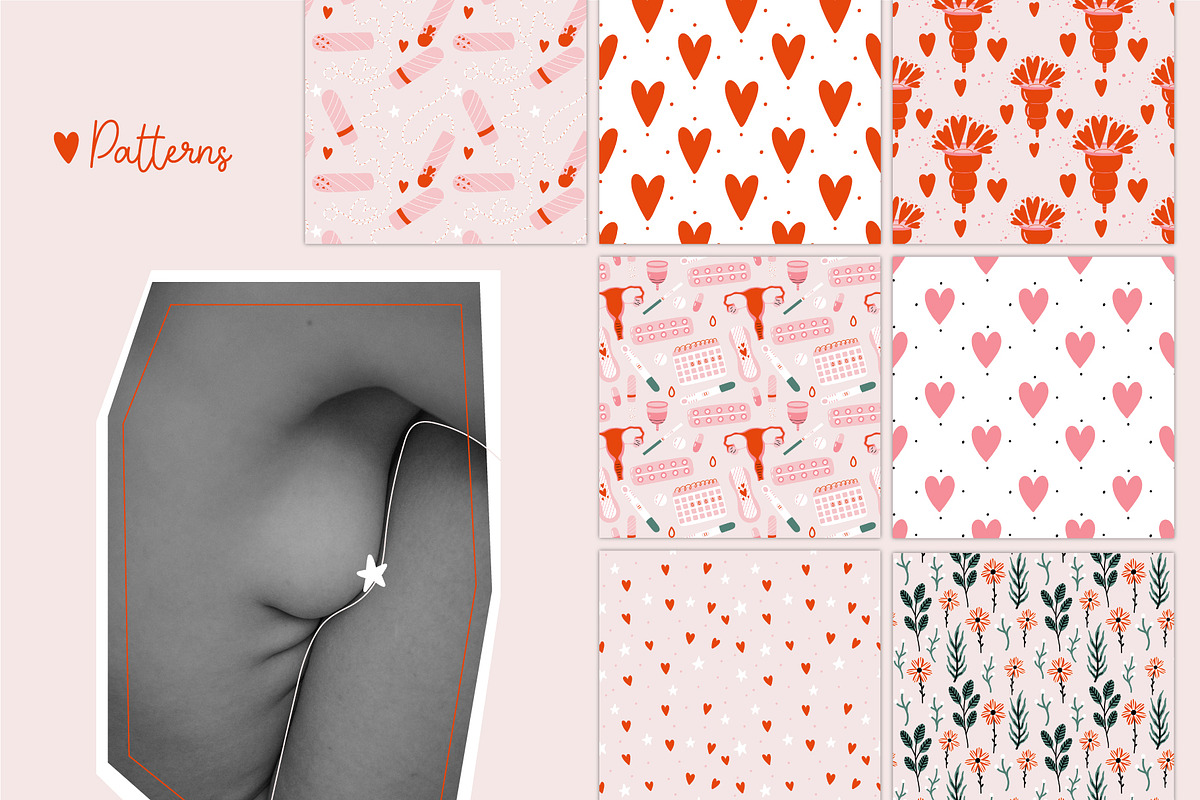 Cool Period Graphics, a Healthcare Illustration by AnkaDrozd (Photo 7 of 8)