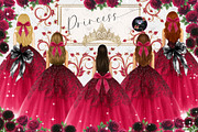 Princess Berry Red Clipart, an Illustration by BigCakeBee (Thumbnail 1 of 2)