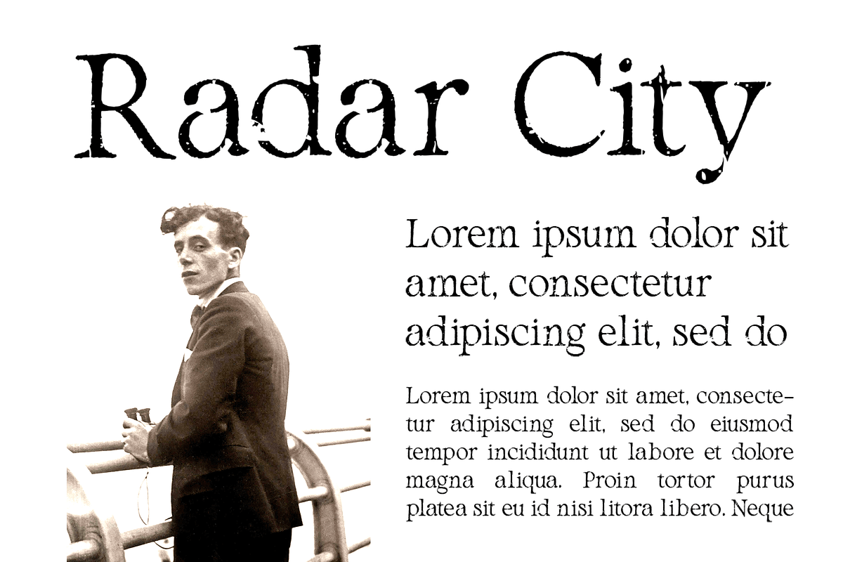 Mote - VintageClassic Rough Typeface, a Serif Font by overlaytemplates (Photo 4 of 6)