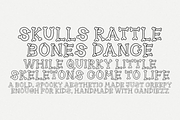 SKUL X LINES – Outlined Bone Font, a Font by TypeTasty Font (Thumbnail 9 of 9)