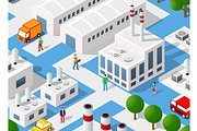 City plant factory industrial, a Work Illustration by AlexZeL (Thumbnail 1 of 3)