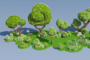 Trees And Bushes, an Environmental 3D Model by Saintpix (Thumbnail 15 of 35)