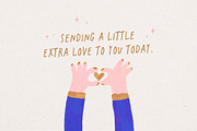 Perky Petunias Handwritten Font, a Font by Nicky Laatz (Thumbnail 7 of 11)