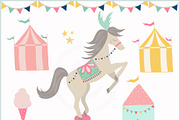 Circus Clip Art - Carnival Clip Art, an Animal Illustration by Hello Muse Design (Thumbnail 3 of 4)