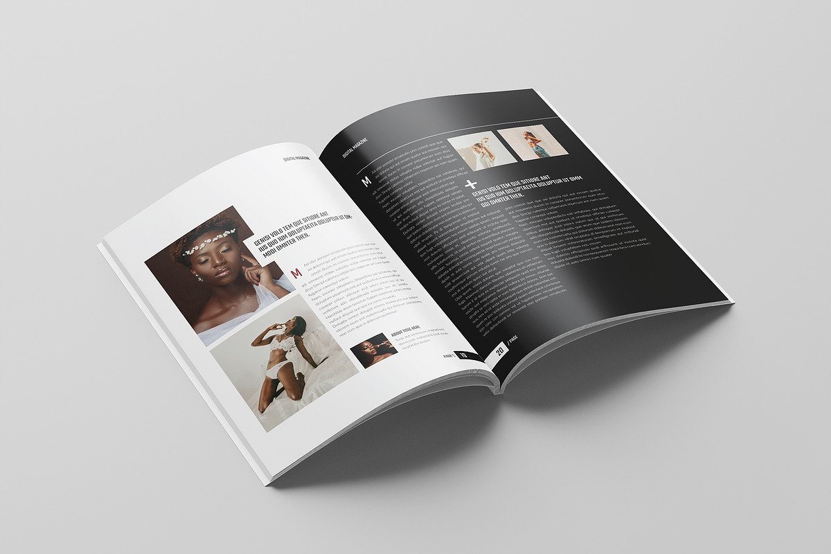 Magazine Template | Canva Layout, a Magazine Template by Spark_Creative (Photo 10 of 14)